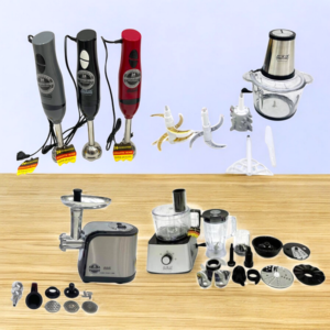 چرخ گوشت+گوشت کوب+غذاساز+خردکن
